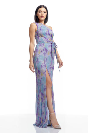 BELLA DRESS / SKY MULTI