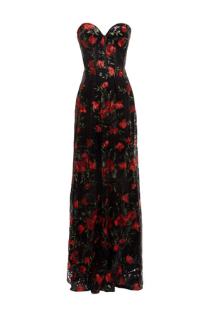 DAVEN GOWN / ROUGE MULTI