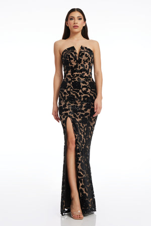 Fernanda Gown / BLACK-NUDE