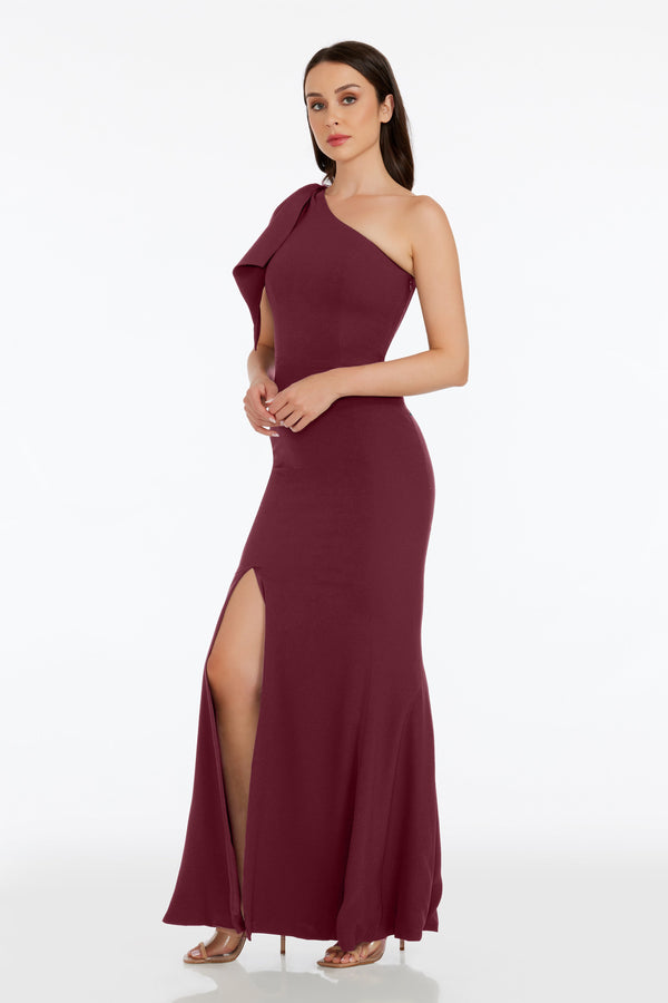 Georgina Dress / BURGUNDY