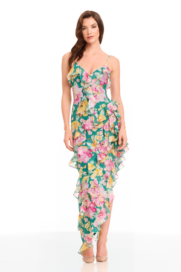 JOSEFINA DRESS / PINE MULTI