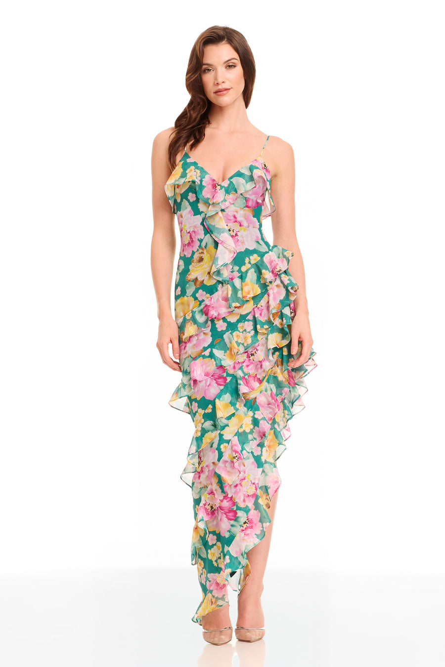JOSEFINA DRESS / PINE MULTI