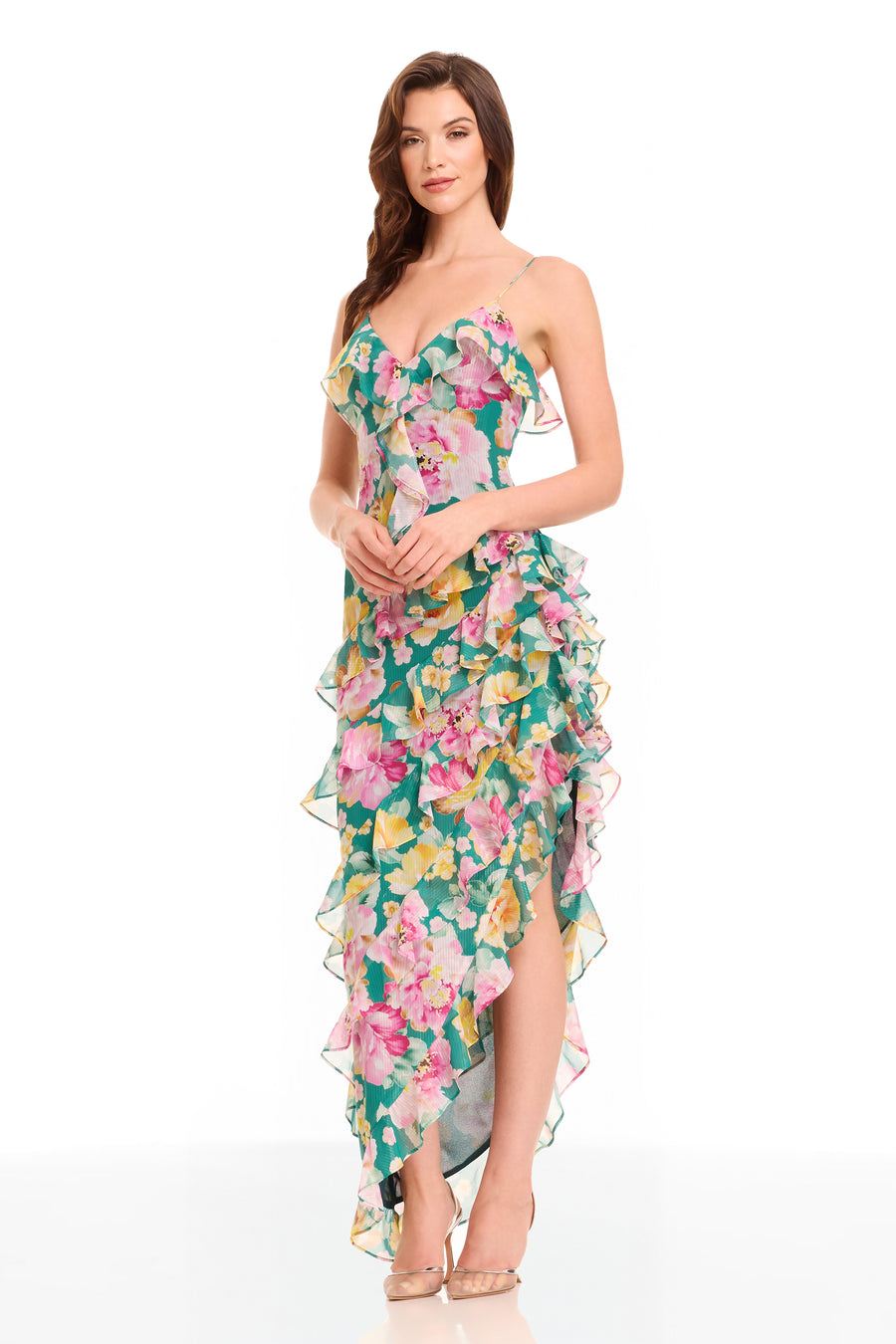 JOSEFINA DRESS / PINE MULTI