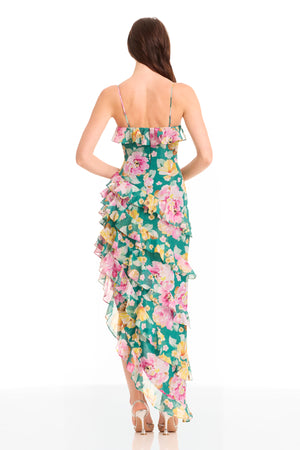 JOSEFINA DRESS / PINE MULTI