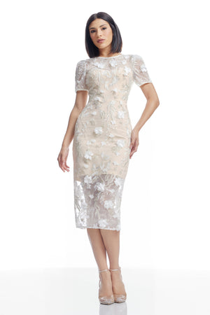 LIA DRESS / OFF WHITE MULTI