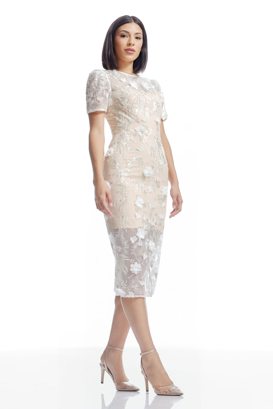 LIA DRESS / OFF WHITE MULTI
