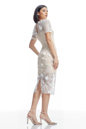 LIA DRESS / OFF WHITE MULTI