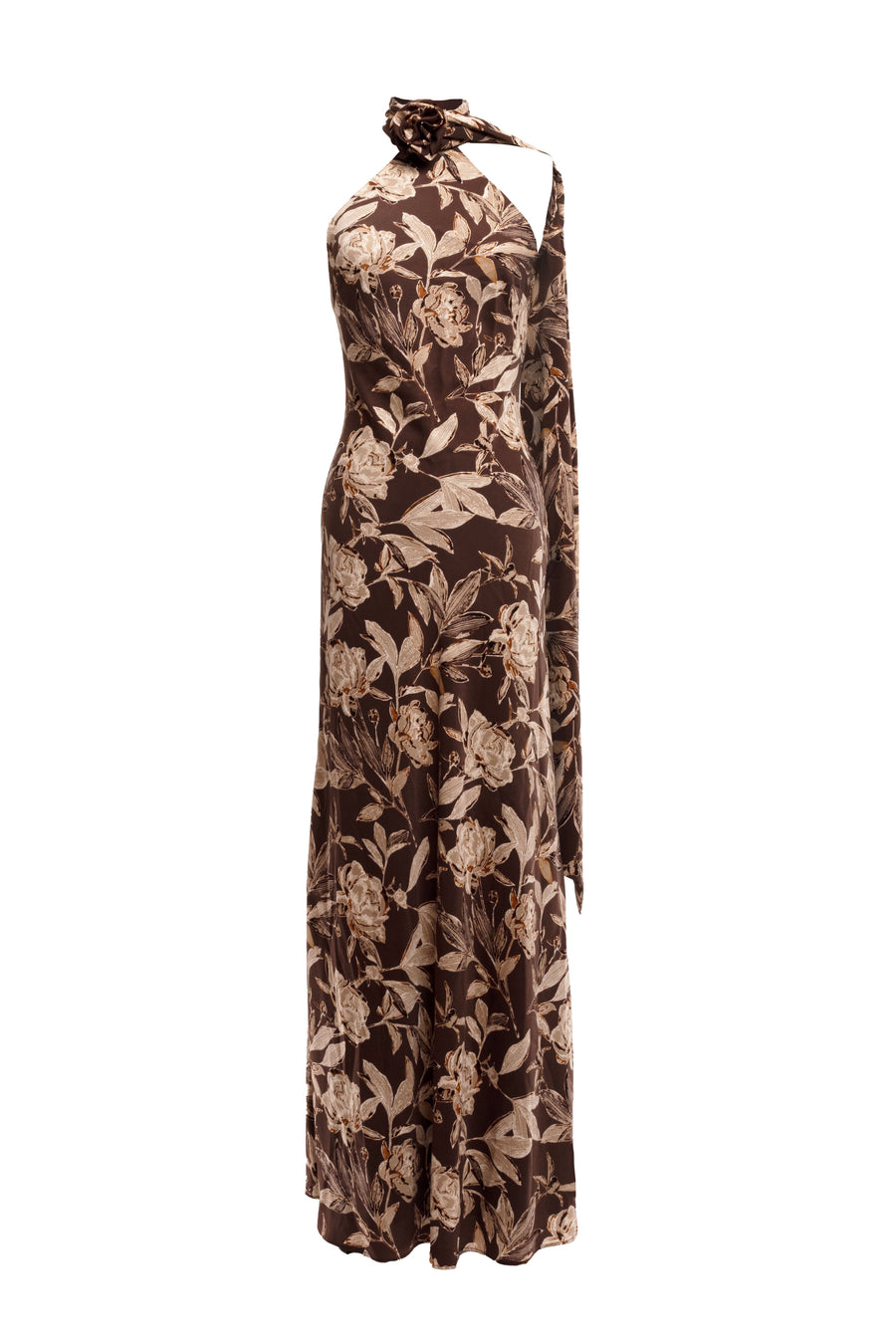 OLIVIA DRESS / MOCHA MULTI