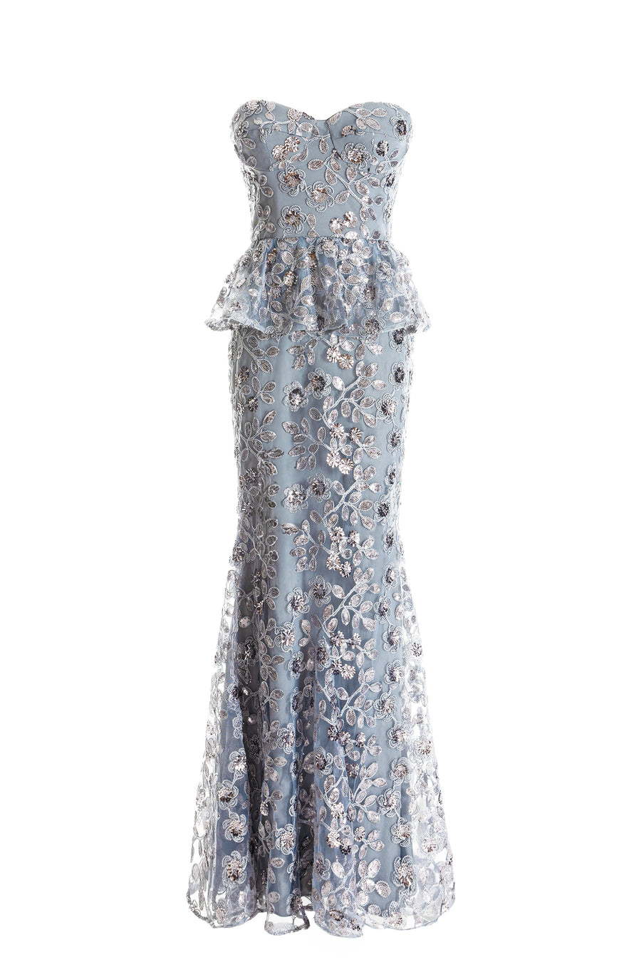 SCARLETT DRESS / GRAPHITE BLUE MULTI