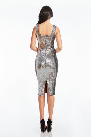 Sloane Dress / SILVER